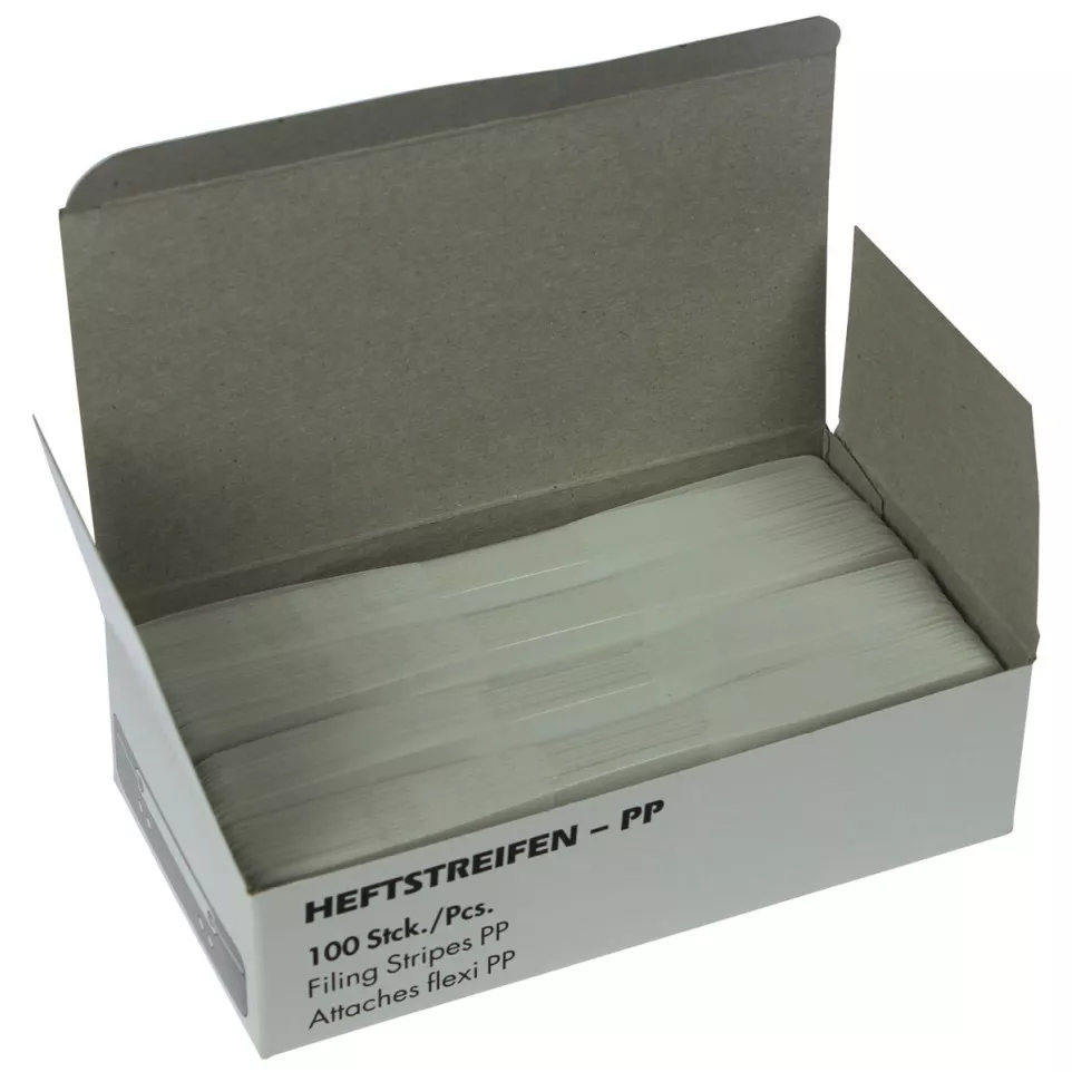 Folder Fasteners, White, Pack of 25