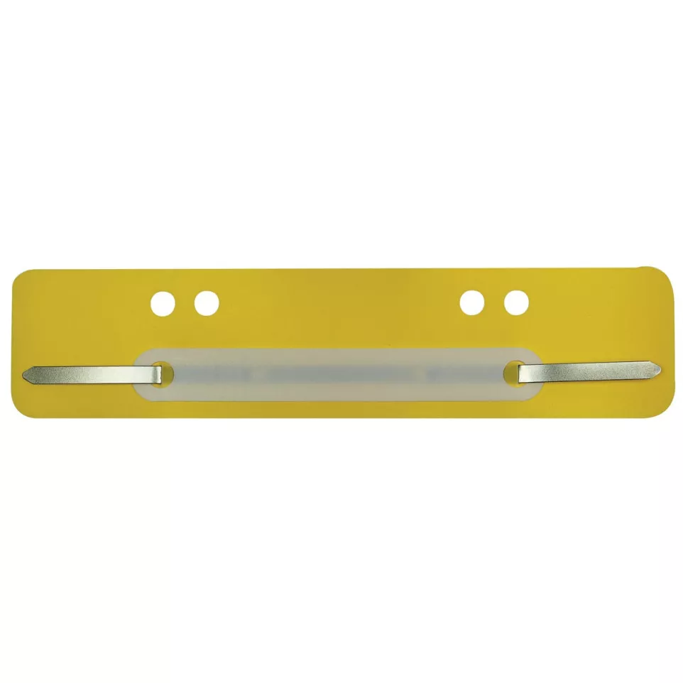 Fixe-dossiers, jaune, paquet de 25...