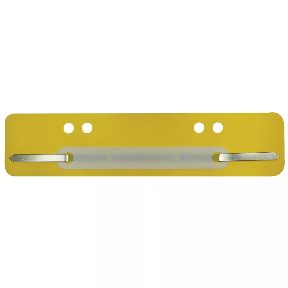 Fixe-dossiers, jaune, boîte de 100...
