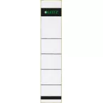 Leitz rugetiketten, zelfklevend, ft 3,9 x 19,1 cm, pak van 10 stuks, grijs