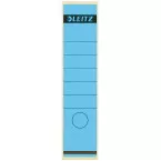 Leitz rugetiketten, zelfklevend, ft 6,1 x 28,5 cm, pak van 10 stuks, blauw