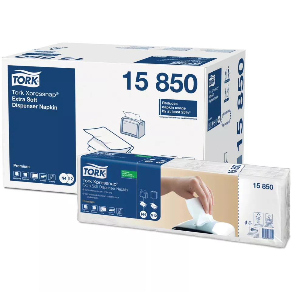 Tork serviettes Expressnap Extra Doux...