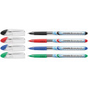 Schneider balpen Slider Basic, extra breed, geassorteerde kleuren, etui van 3 + 1 gratis