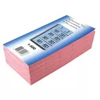 Locker Numbered Ticket Books 1 to 500, Cherry Red