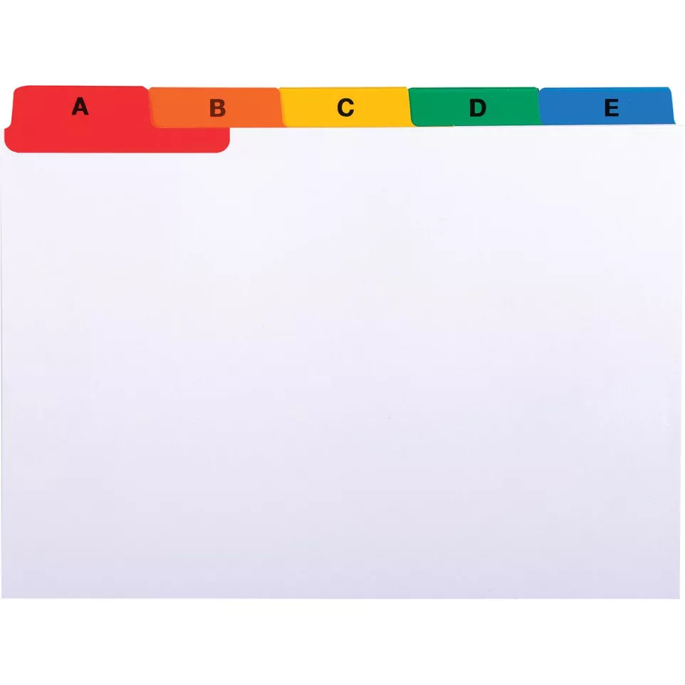 Exacompta AZ A6 Index Dividers for Files