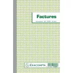 Exacompta factures, ft 21 x 13,5 cm, dupli, Français