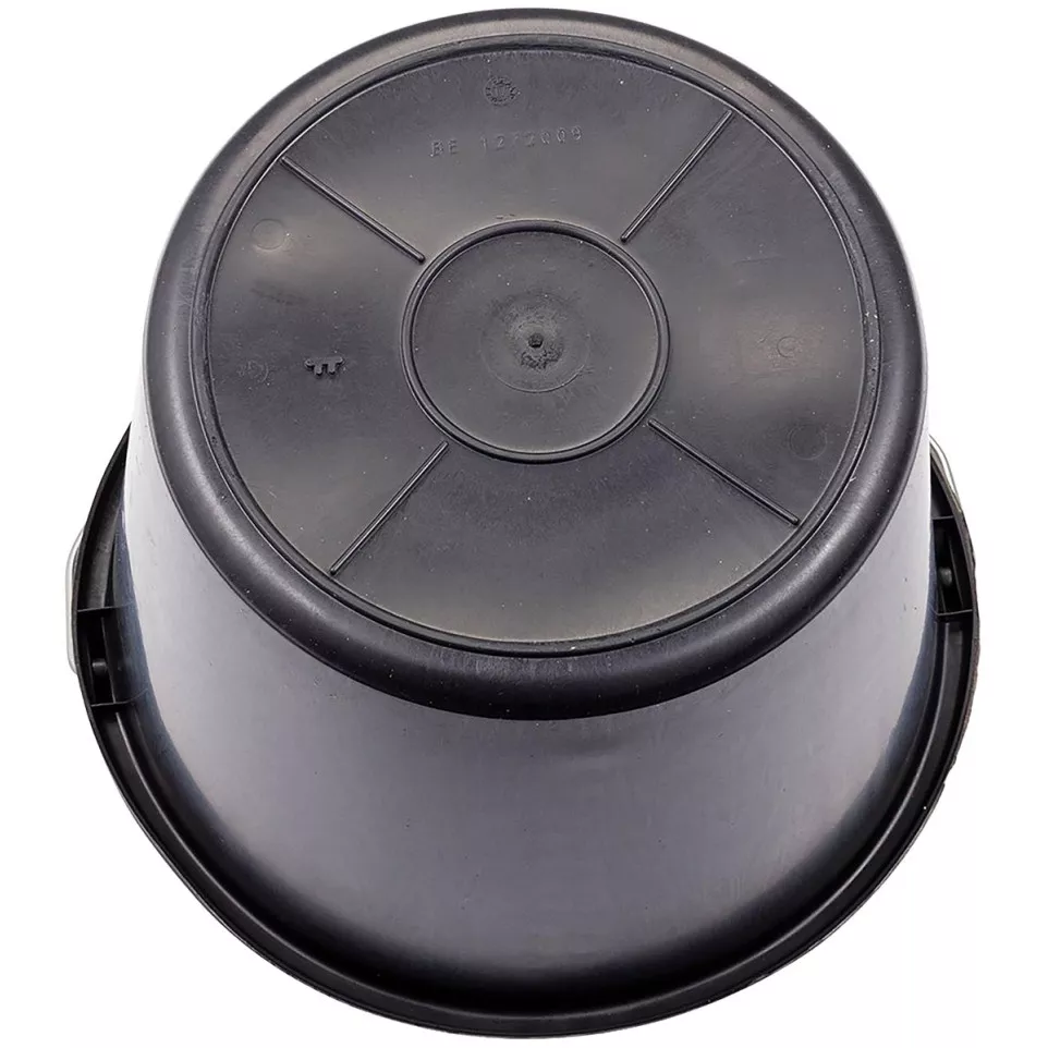 Seau, 12 litres, noir