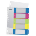 Leitz WOW printbare index, 5 tabs