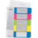 Leitz WOW intercalaires imprimables, 5 onglets