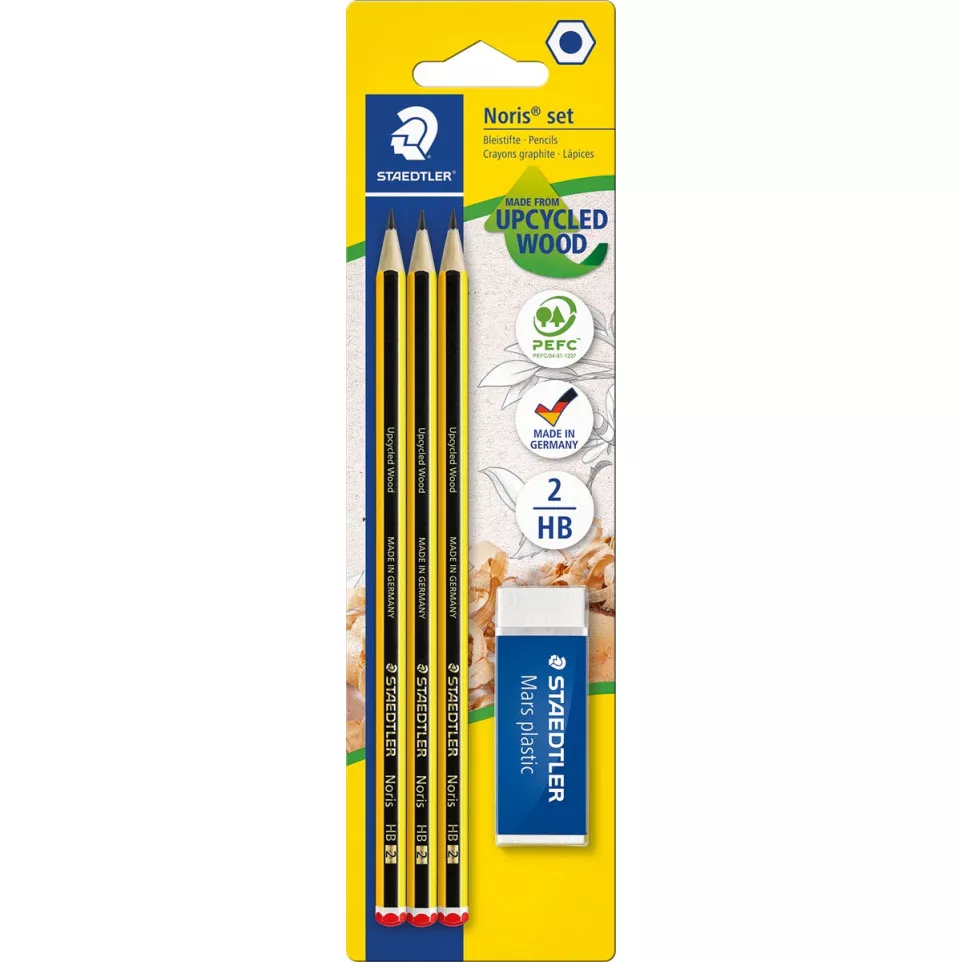 BL 3X CRAYON / 1X GOMME NORIS