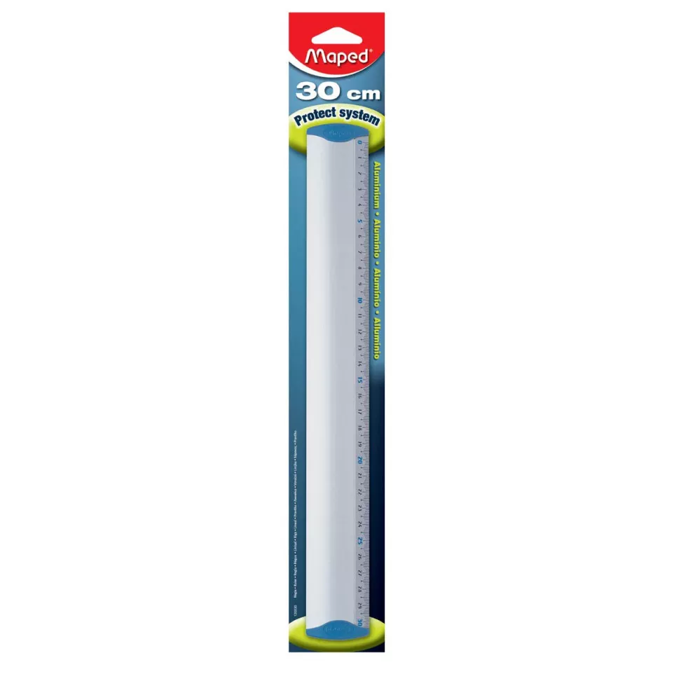 Maped latte en aluminium anodisé, 30 cm