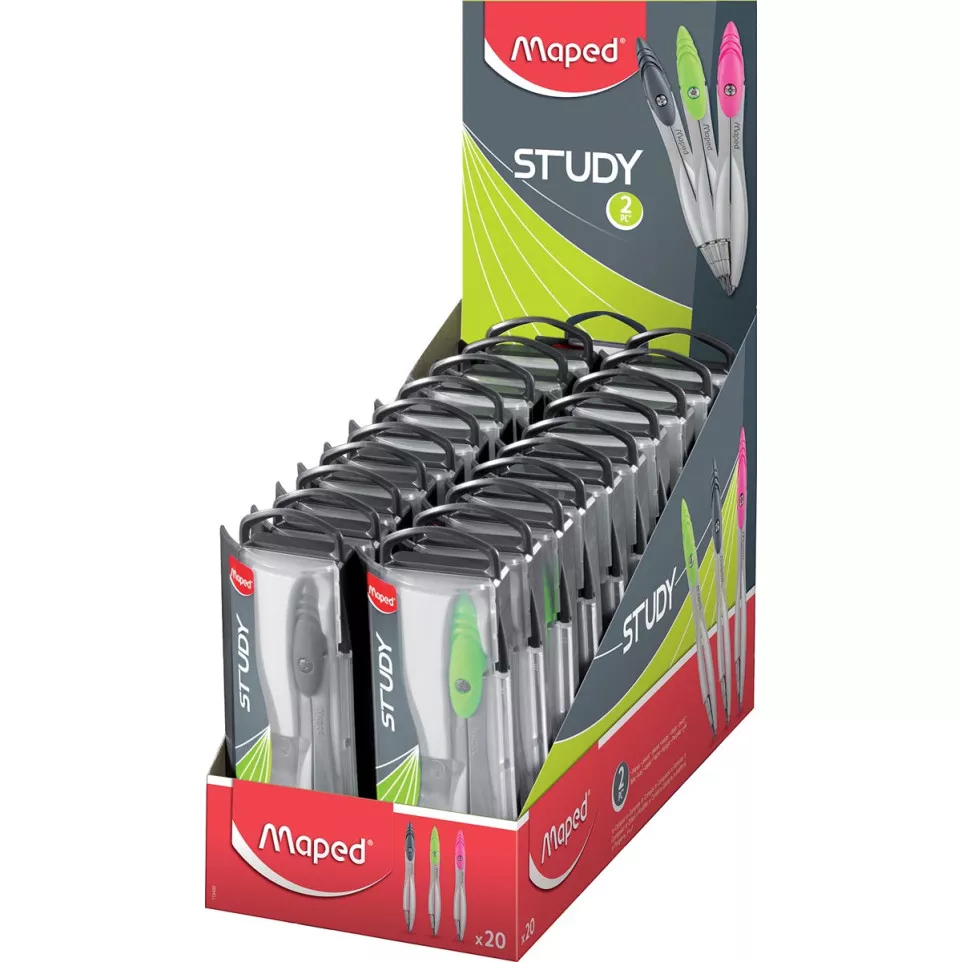 Maped compas Study coffret 2 pièces:...
