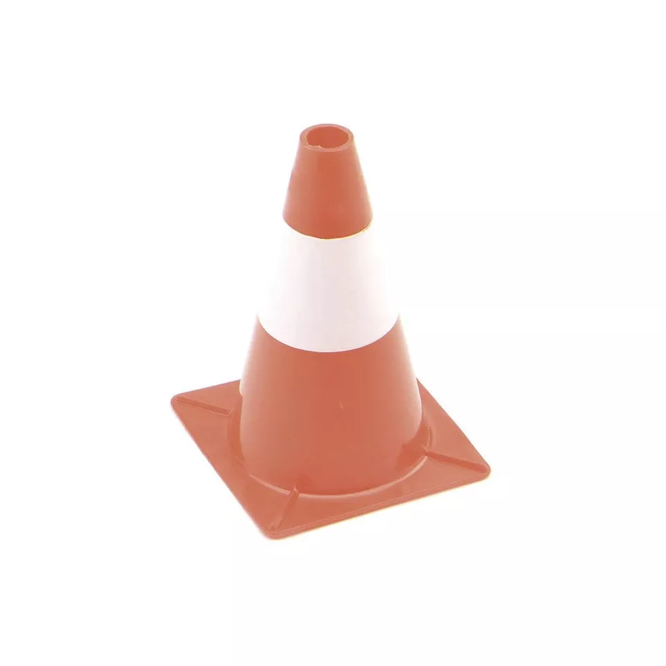 Perel Red/White Safety Cone, 30 cm...
