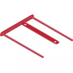 Bankers Box D-Clip Binder, Box of 100 Pieces, Red