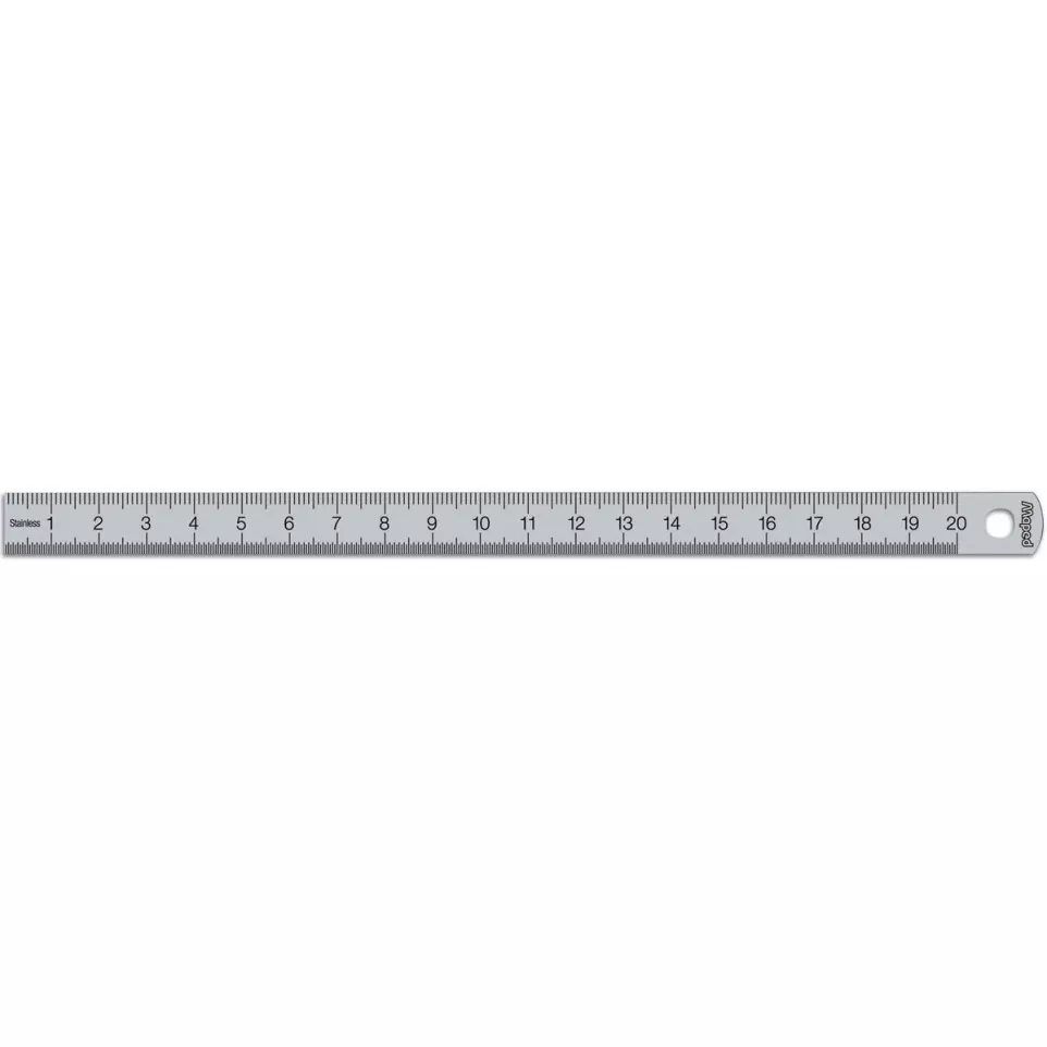 Maped Steel Ruler Double-Sided...