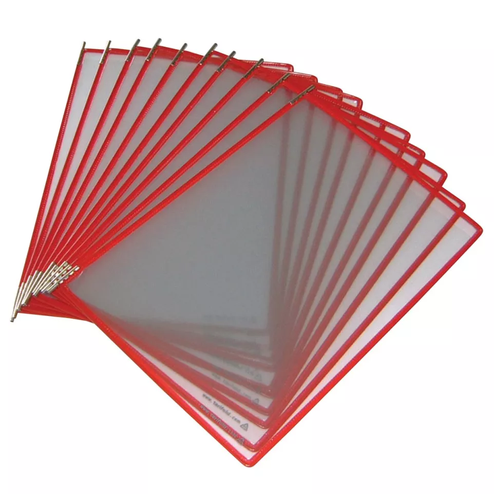 Tarifold Red Pivoting Display Pocket