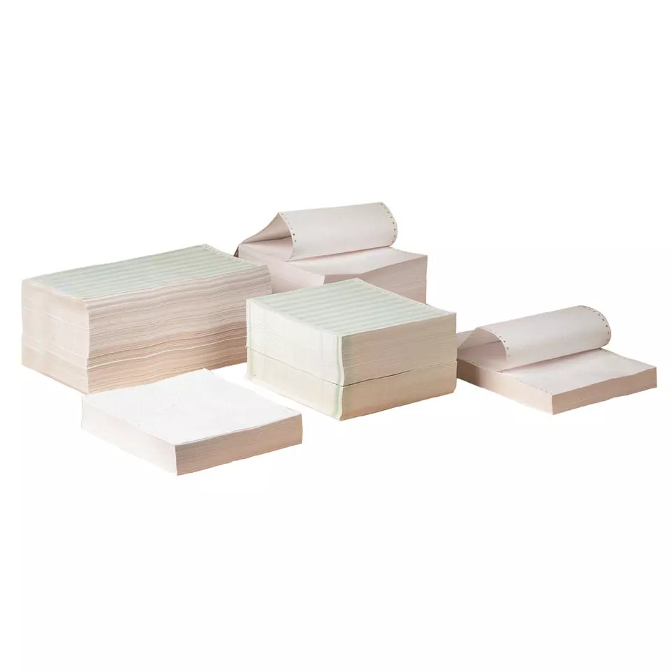 Listingpapier gelijnd, groen, doos...