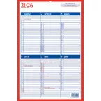 Aurora Memento Calendar French 2026