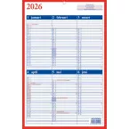 Aurora Memento Calendar Dutch 2026