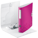 Leitz WOW Lever Arch File Active Spine 6.5 cm Pink