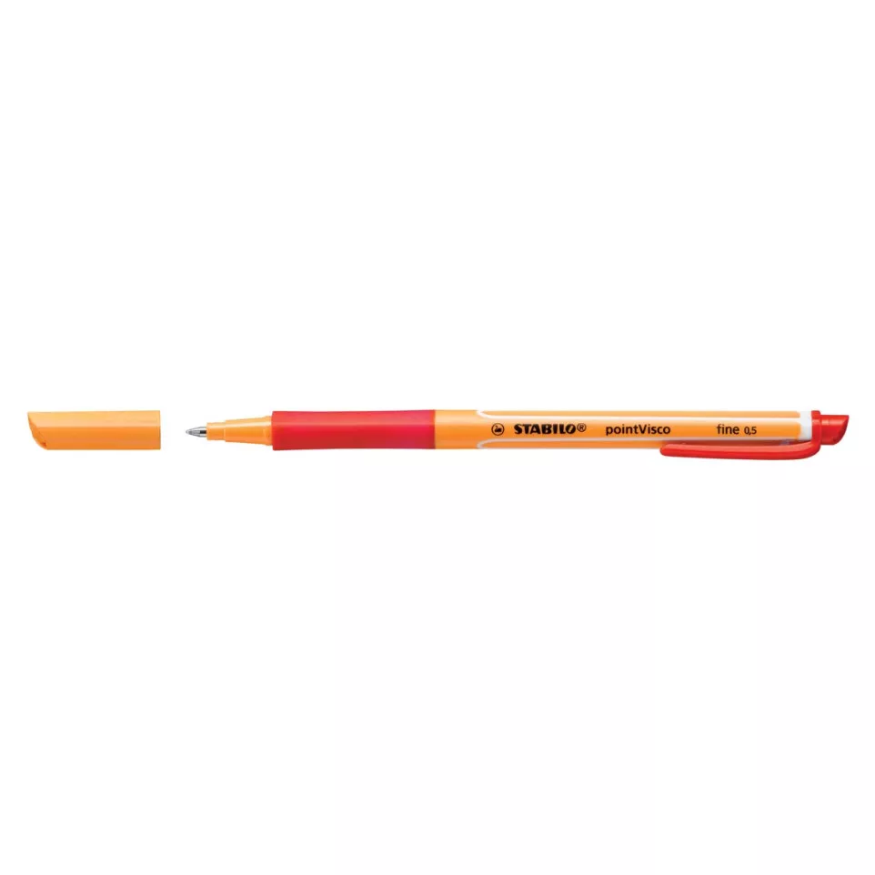 STABILO pointVisco roller, 0,5 mm, rood