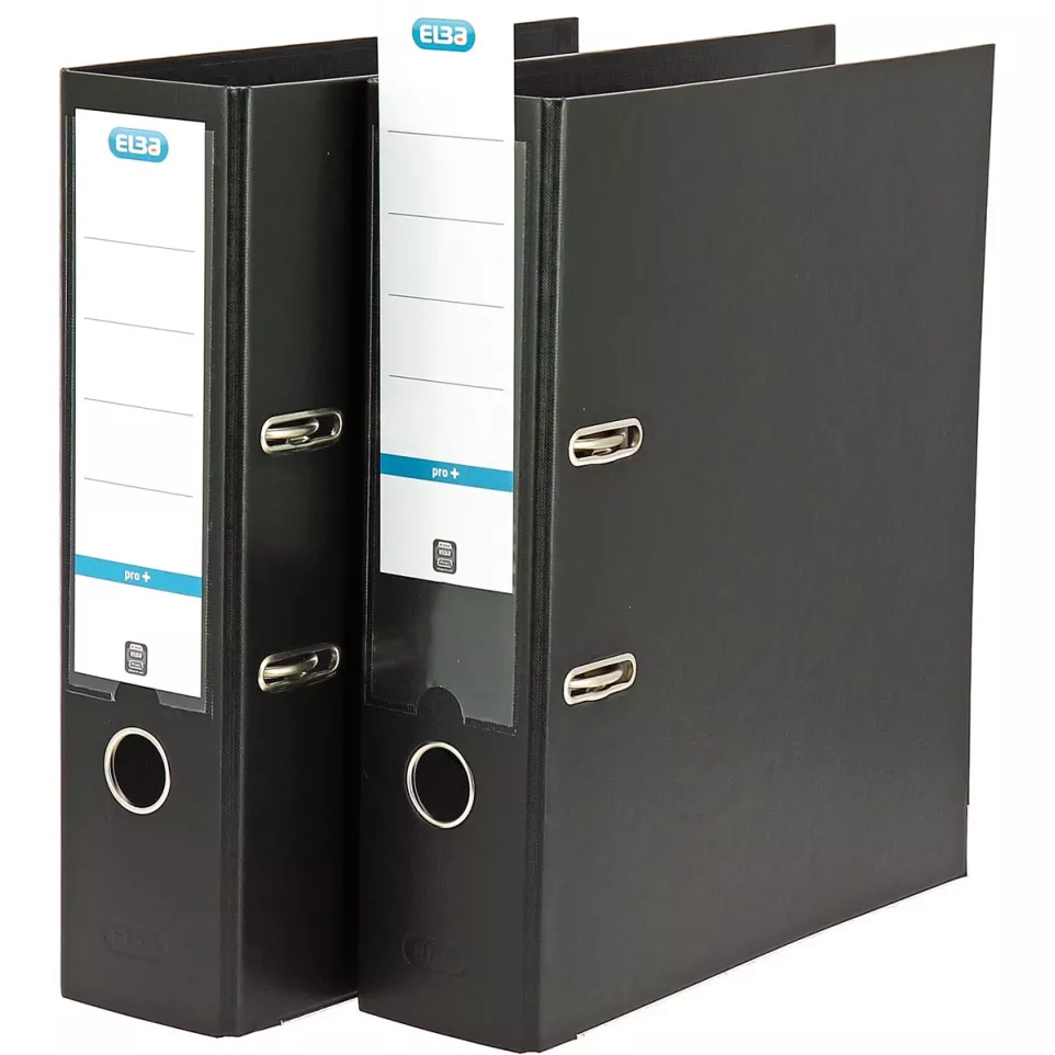 Elba ordner Smart Pro+,  zwart, rug...
