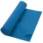 Blue Trash Bags 120 Liters 45 Microns 80 x 100 cm Roll of 25 Pieces