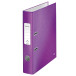 Leitz WOW Lever Arch File Purple Spine 5 cm Plastic