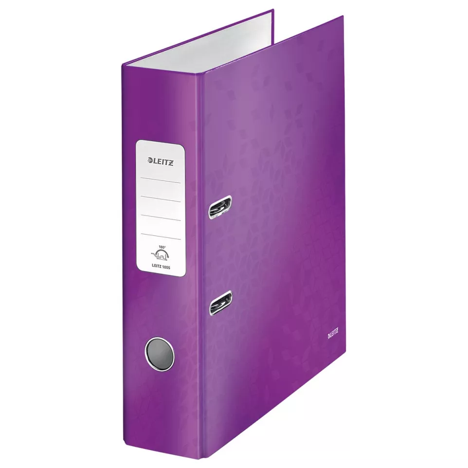 Leitz WOW Lever Arch File, Purple,...