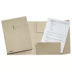 Esselte Grey Filing Folder, Folio Size