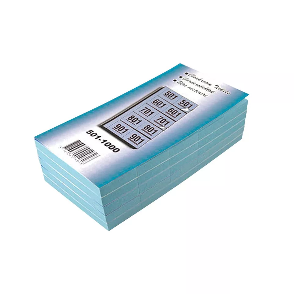 Garderobeblokken nummers van 501...