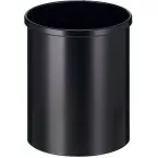 Eko poubelle en métal, contenu 15 L, noir