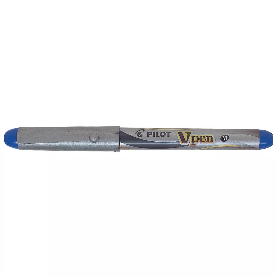 Pilot vulpen V-Pen Silver blauw