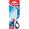 Maped ciseaux Sensoft, ft 16 cm, droite, bouts pointus, inox, couleurs assorties, blister de 1 pièce