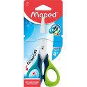 Maped ciseaux Sensoft, ft 13 cm, droite, bouts rond, inox, couleurs assorties, blister de 1 pièce
