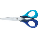 Maped ciseaux Sensoft, ft 13 cm, droite, bouts rond, inox, couleurs assorties, blister de 1 pièce