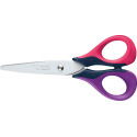 Maped ciseaux Sensoft, ft 13 cm, droite, bouts rond, inox, couleurs assorties, blister de 1 pièce