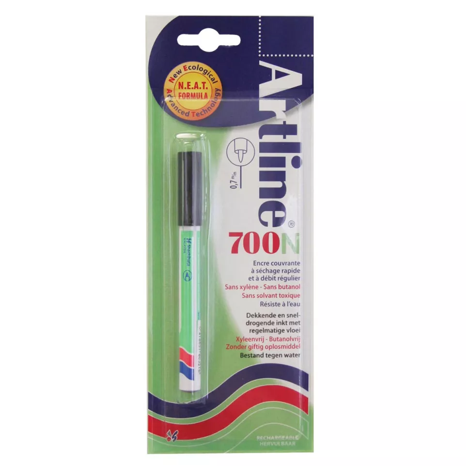 Artline Marqueur permanent 700N noir,...