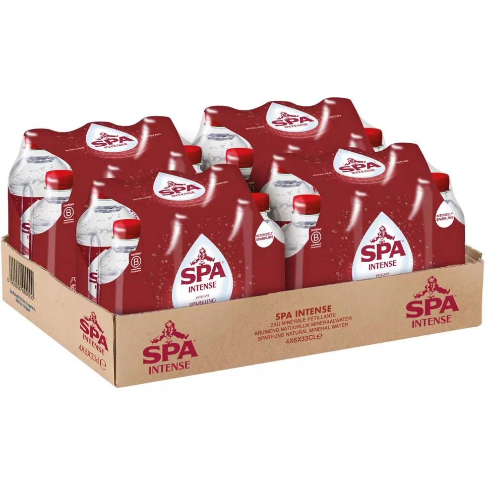 Spa Intense Water, 33 cl Bottle, Pack...