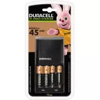 Duracell chargeur Hi-Speed Advanced Charger, 2 AA et 2 AAA piles inclus, sous blister