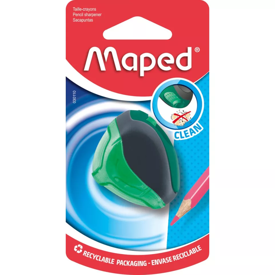 Maped taille-crayon Clean 1 trou,...