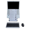 R-Go Echo laptopstandaard, zilver
