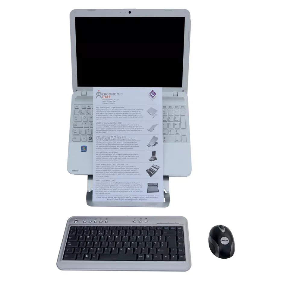 R-Go Tools Echo Laptop Stand Silver