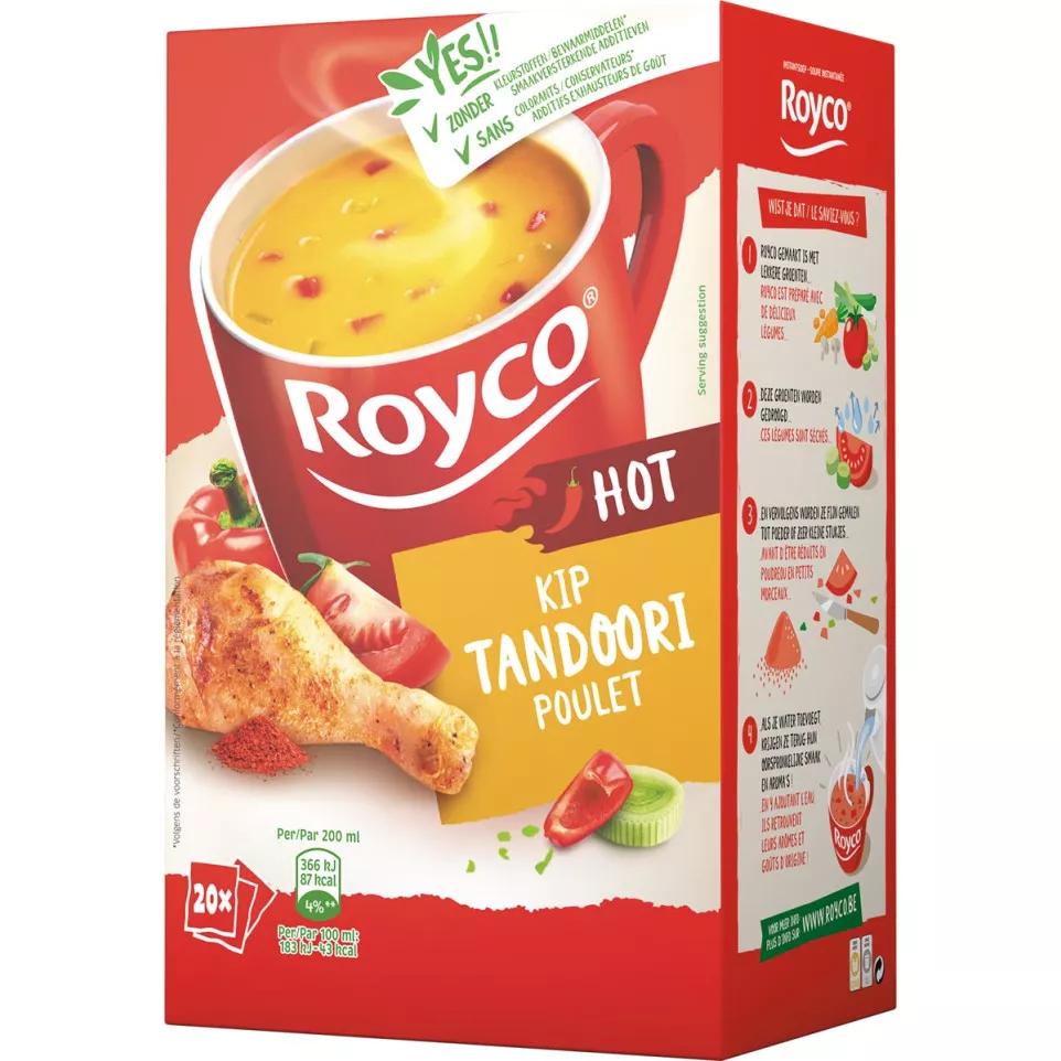 Royco Minute Soup tandoori kip, pak...