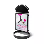 City Sign Elegant Staal A1