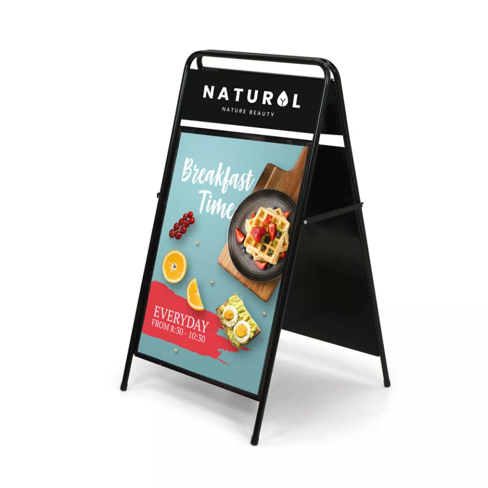 A-Board Elegant Steel with Logo Panel...