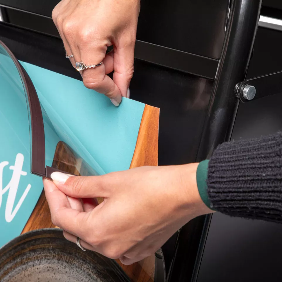 A-Bord Elegant Staal met Logopaneel...