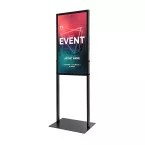 Digital Totem Sky Go 43\" Black with 55\" Screen