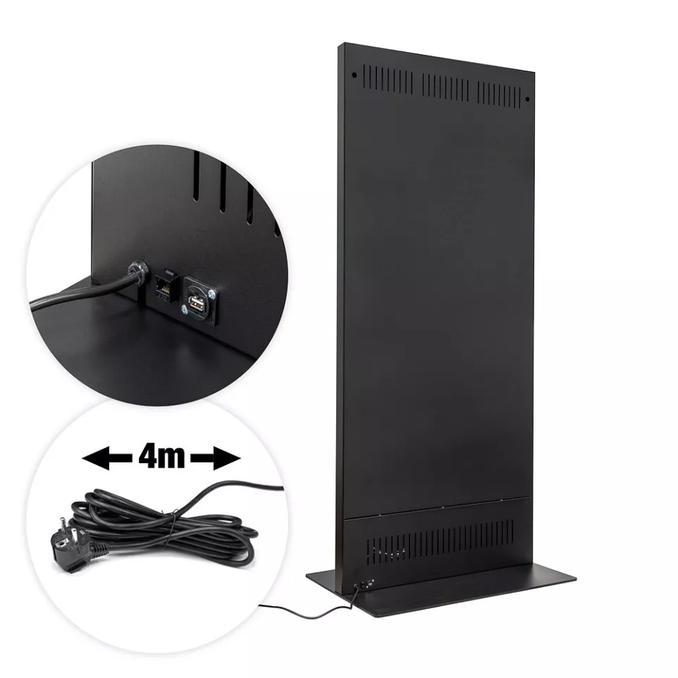 Écran Totem Slim Noir Avec 65"...