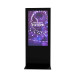 Écran Totem Slim Noir Avec 55" Samsung Écran Avec Film Tactile